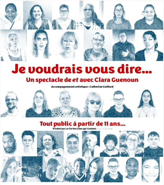 JE VOUDRAIS VOUS&nbsp;DIRE